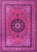 Medallion Pink Traditional Rug, tr1678pnk