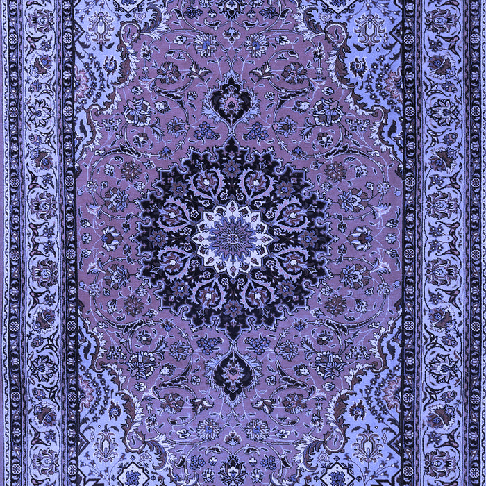 Medallion Blue Traditional Rug, tr1678blu
