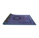 Sideview of Medallion Blue Traditional Rug, tr1678blu