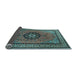 Sideview of Medallion Light Blue Traditional Rug, tr1678lblu