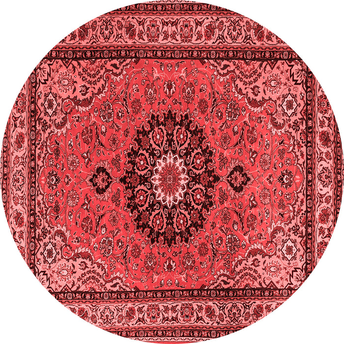 Medallion Red Traditional Rug, tr1678red