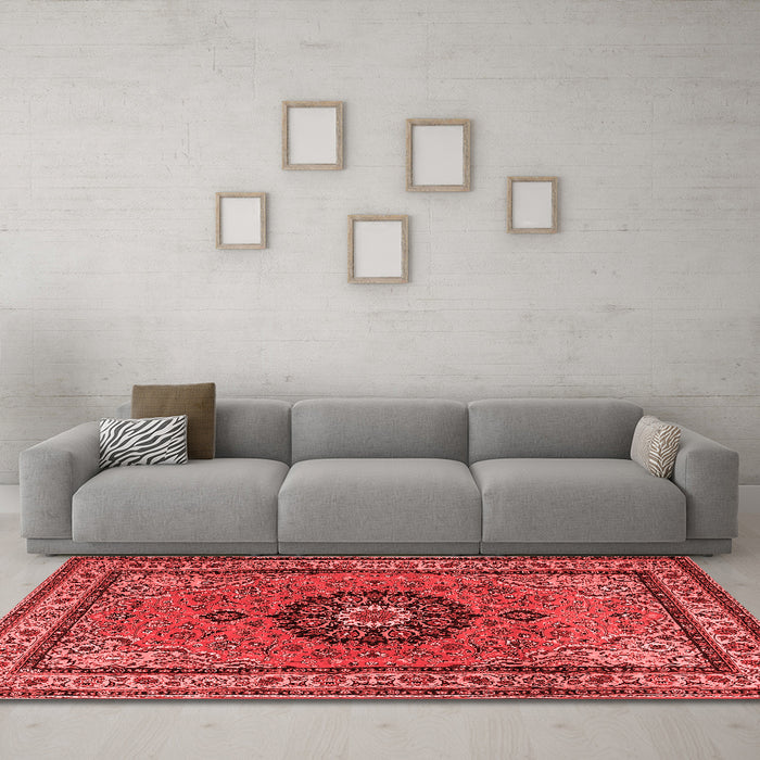 Traditional Red Washable Rugs