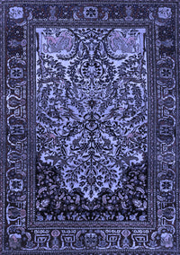 Persian Blue Traditional Rug, tr1679blu