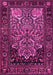 Machine Washable Persian Pink Traditional Rug, wshtr1679pnk