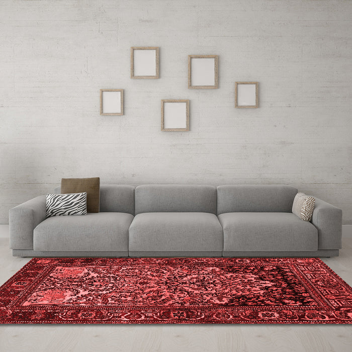 Traditional Red Washable Rugs