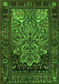 Persian Green Traditional Rug, tr1679grn