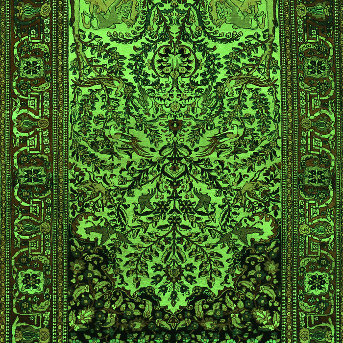 Persian Green Traditional Rug, tr1679grn