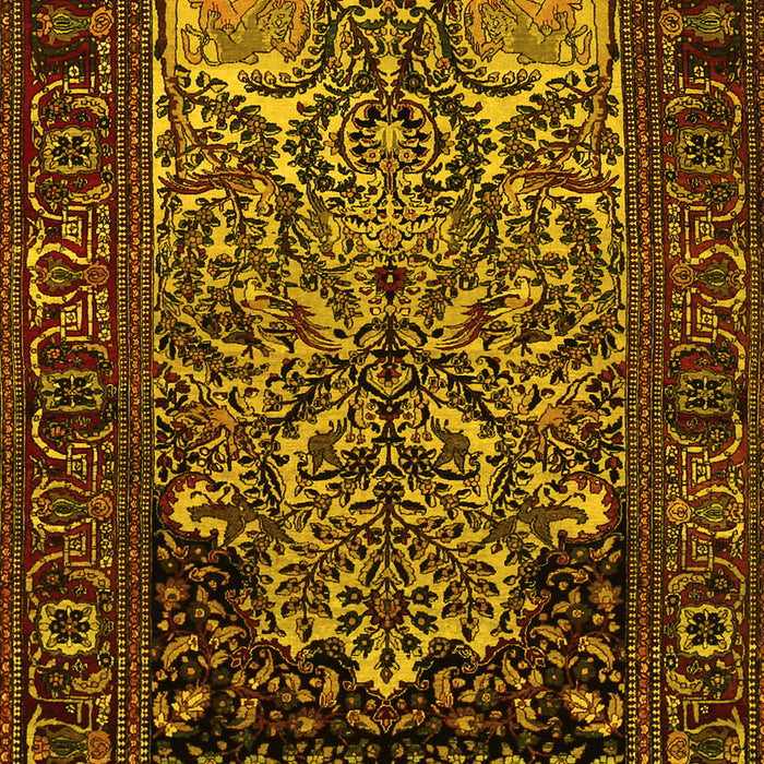Persian Yellow Traditional Rug, tr1679yw