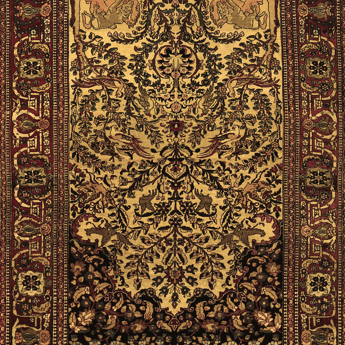 Machine Washable Persian Brown Traditional Rug, wshtr1679brn