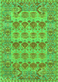 Persian Green Traditional Rug, tr167grn
