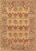 Machine Washable Persian Brown Traditional Rug, wshtr167brn