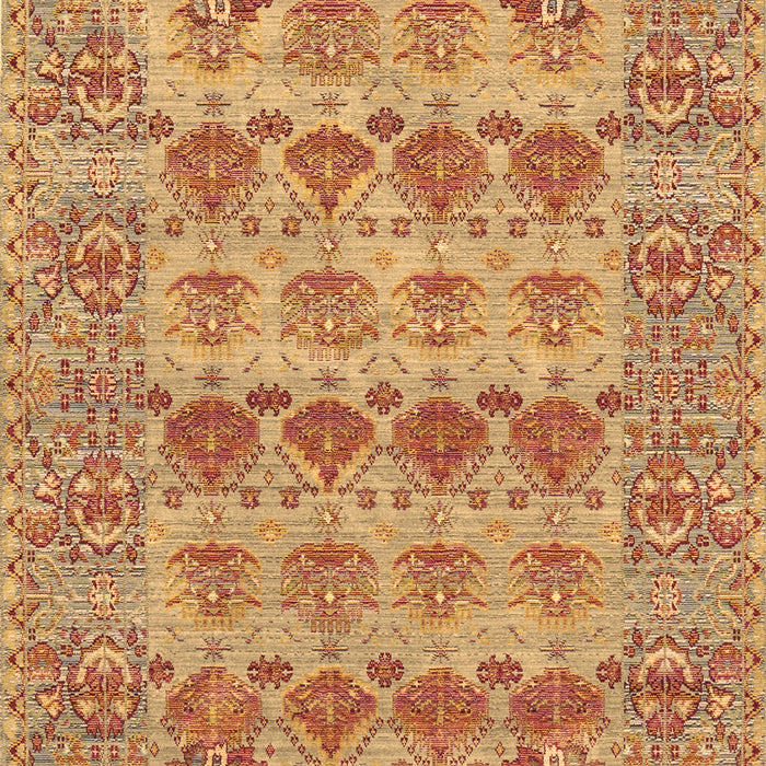 Machine Washable Persian Brown Traditional Rug, wshtr167brn