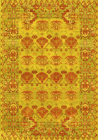 Persian Yellow Traditional Rug, tr167yw