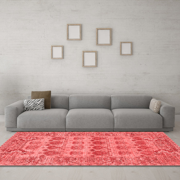 Traditional Red Washable Rugs