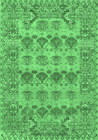 Persian Emerald Green Traditional Rug, tr167emgrn