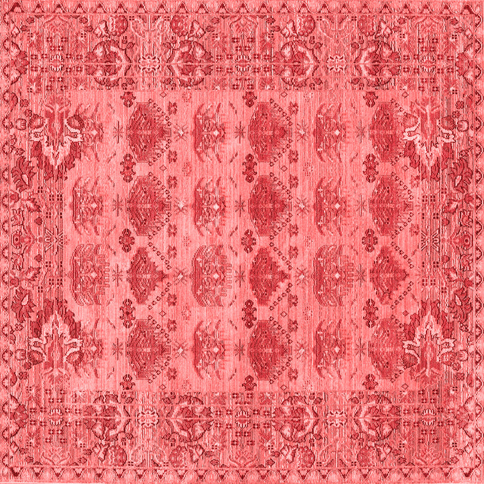 Machine Washable Persian Red Traditional Rug, wshtr167red