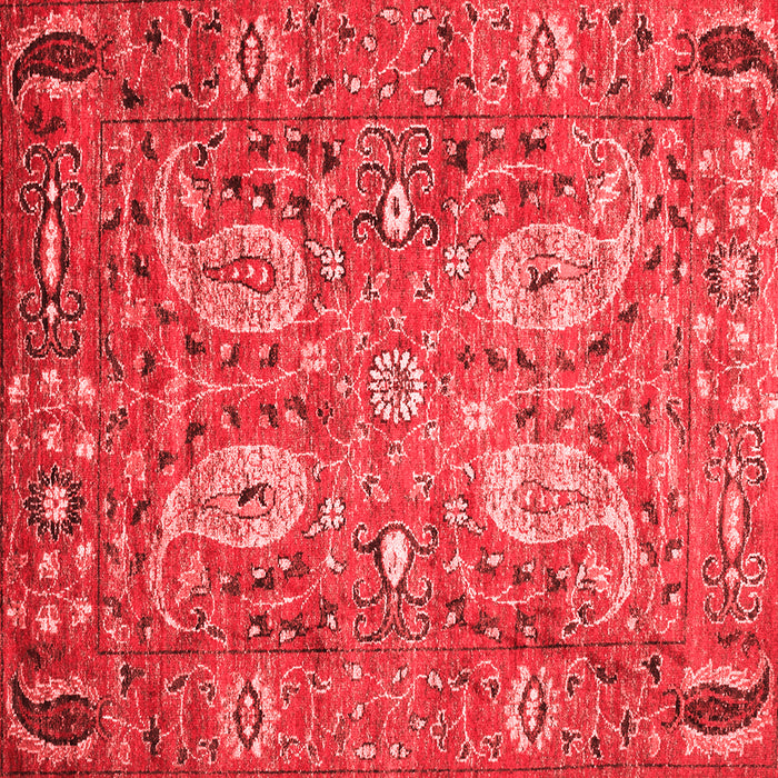 Machine Washable Persian Red Traditional Rug, wshtr1680red