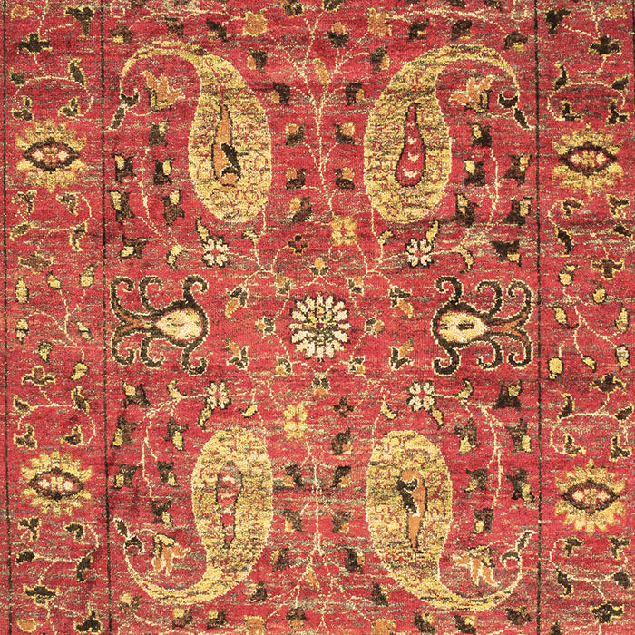 Machine Washable Persian Brown Traditional Rug, wshtr1680brn