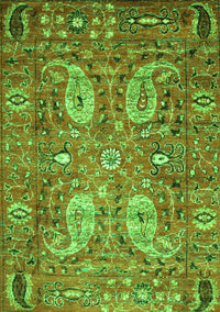 Persian Green Traditional Rug, tr1680grn