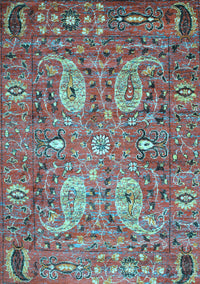 Persian Light Blue Traditional Rug, tr1680lblu