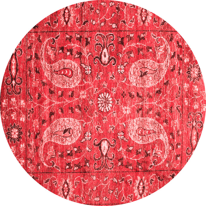 Machine Washable Persian Red Traditional Rug, wshtr1680red