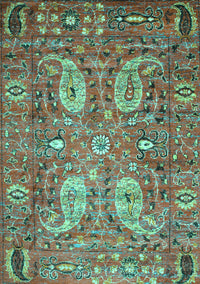 Persian Turquoise Traditional Rug, tr1680turq