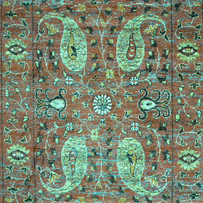 Persian Turquoise Traditional Rug, tr1680turq