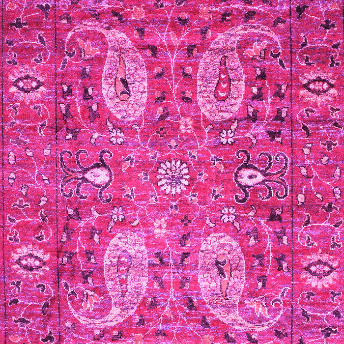 Machine Washable Persian Pink Traditional Rug, wshtr1680pnk