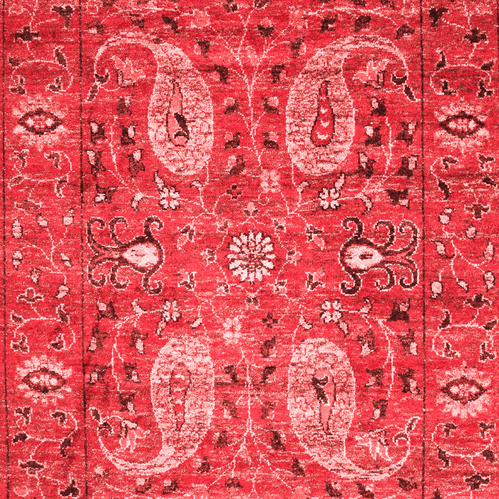 Machine Washable Persian Red Traditional Rug, wshtr1680red