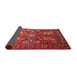 Sideview of Traditional Rust Pink Persian Rug, tr1681