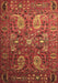 Machine Washable Persian Brown Traditional Rug, wshtr1681brn