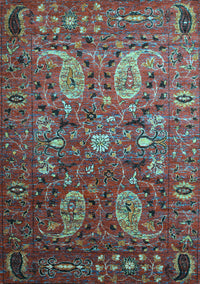 Persian Light Blue Traditional Rug, tr1681lblu