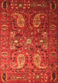 Persian Orange Traditional Rug, tr1681org