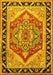 Machine Washable Persian Yellow Traditional Rug, wshtr1682yw