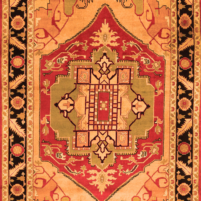 Persian Orange Traditional Rug, tr1682org