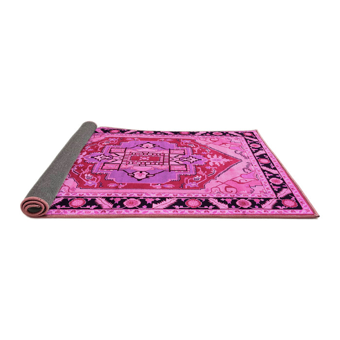 Sideview of Persian Pink Traditional Rug, tr1682pnk