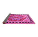 Sideview of Persian Pink Traditional Rug, tr1682pnk