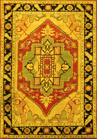 Persian Yellow Traditional Rug, tr1682yw