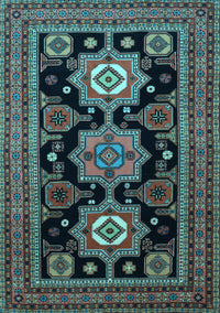 Persian Light Blue Traditional Rug, tr1683lblu