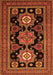 Persian Orange Traditional Rug, tr1683org