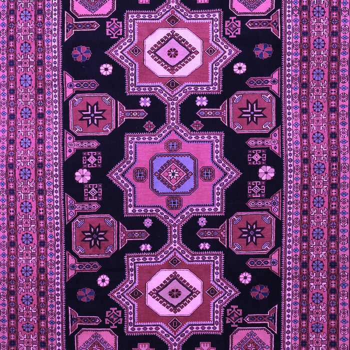 Machine Washable Persian Purple Traditional Area Rugs, wshtr1683pur