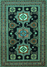 Persian Turquoise Traditional Rug, tr1683turq