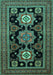 Persian Turquoise Traditional Rug, tr1683turq