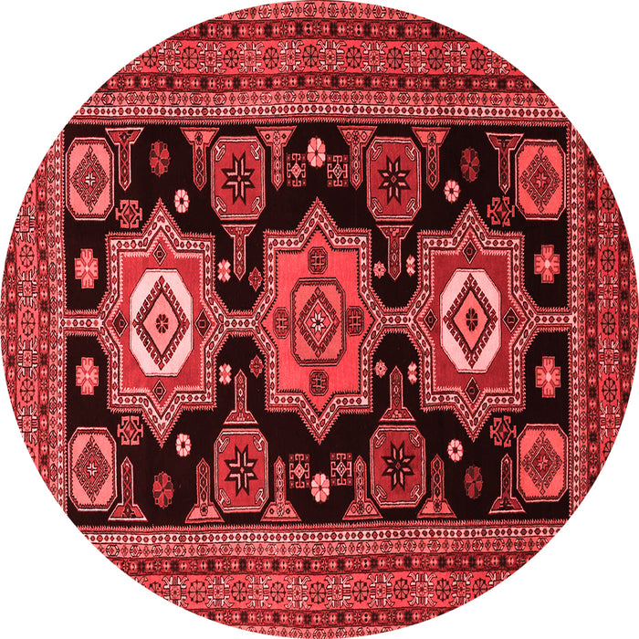 Machine Washable Persian Red Traditional Rug, wshtr1683red