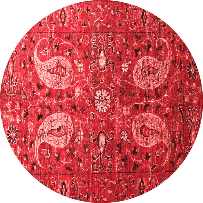 Machine Washable Persian Red Traditional Rug, wshtr1684red