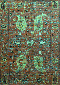 Persian Turquoise Traditional Rug, tr1684turq