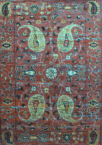 Persian Light Blue Traditional Rug, tr1684lblu