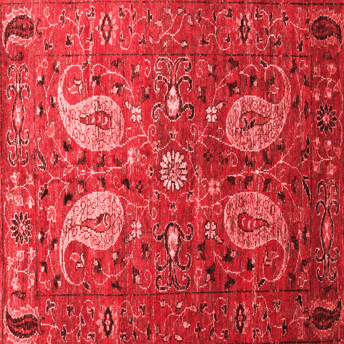 Machine Washable Persian Red Traditional Rug, wshtr1684red