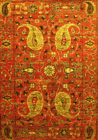 Persian Yellow Traditional Rug, tr1684yw