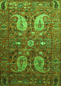 Persian Green Traditional Rug, tr1684grn